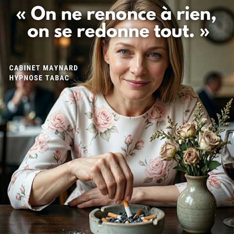 photo d'une femme blonde qui écrase sa derniere cigarette dans son cendrier